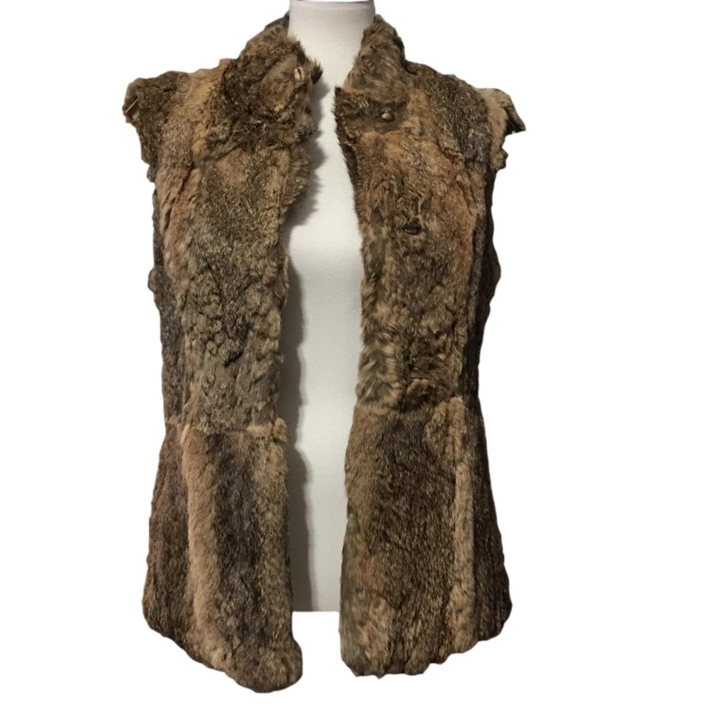Opera SOFT Vintage Rabbit Fur Vest - Medium - Picture 6 of 7